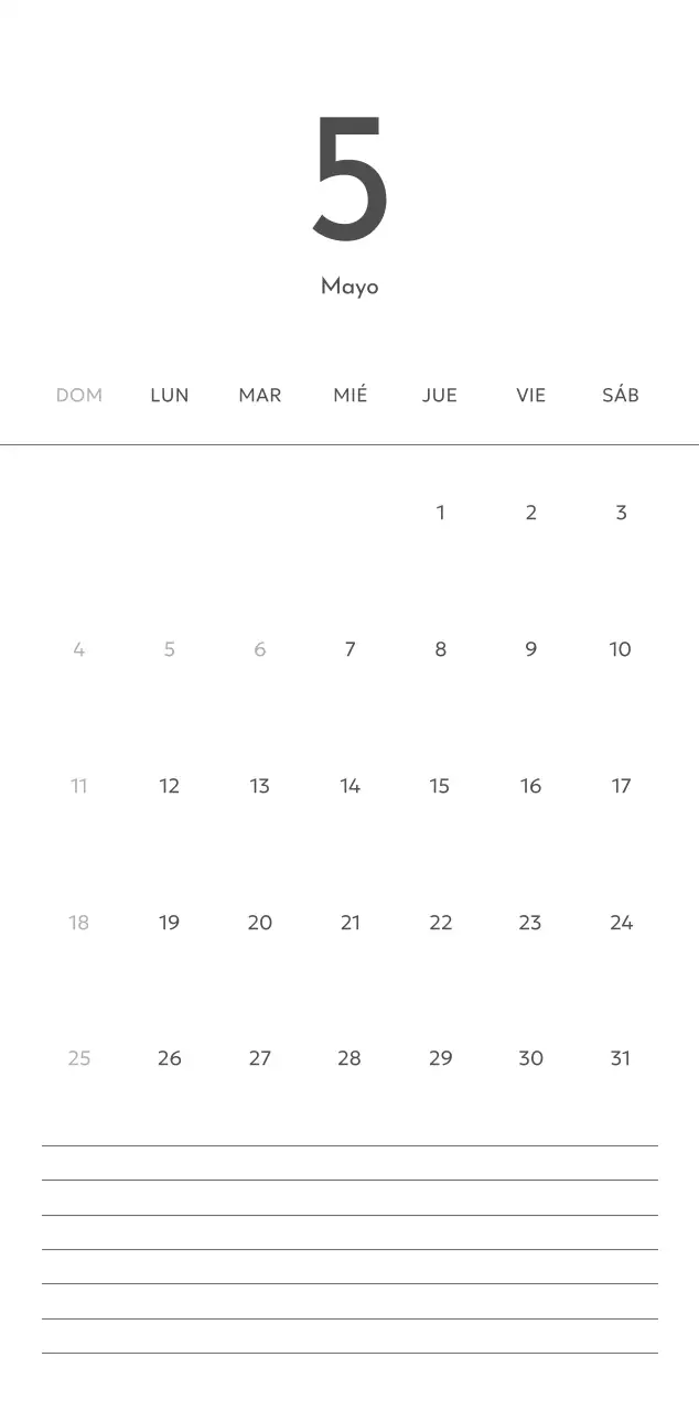Un calendario fotográfico con un toque limpio y urbano