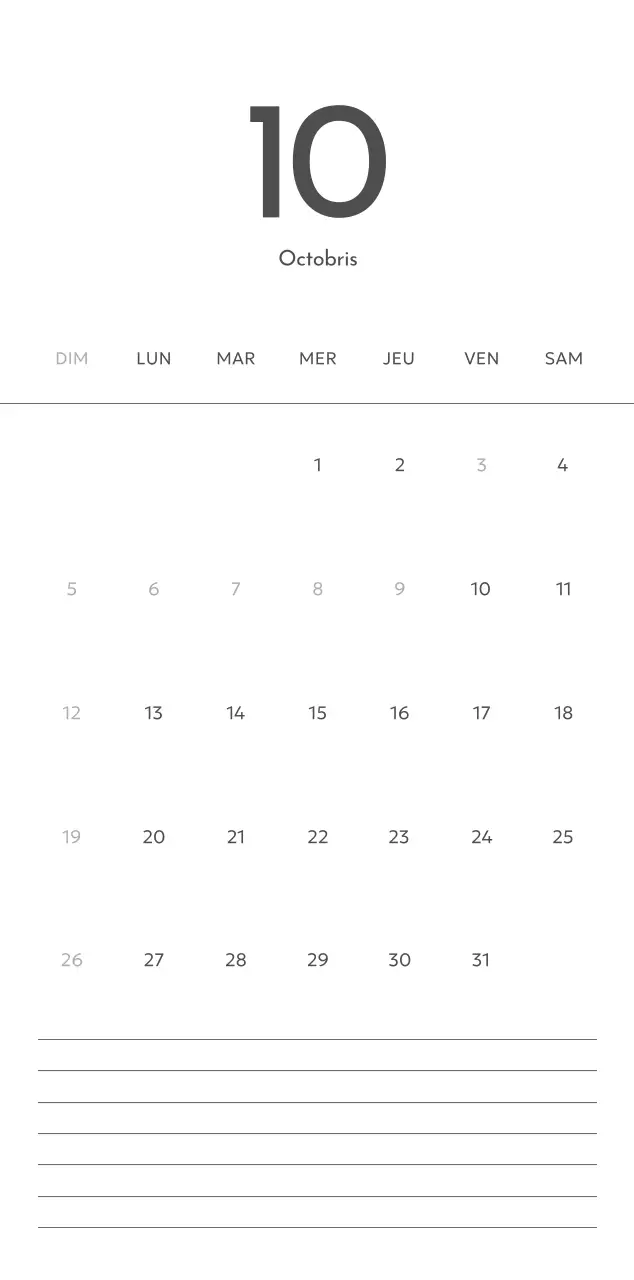 Un calendrier photo à l'allure urbaine et épurée