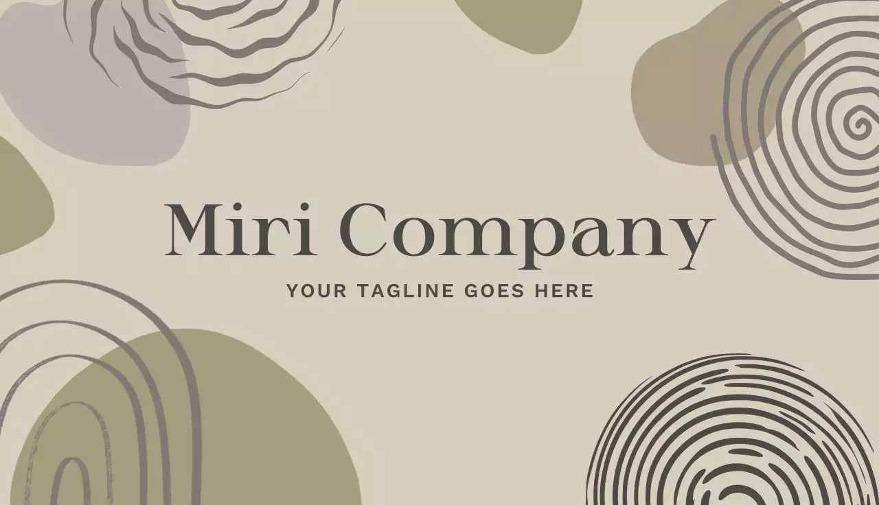 Black Modern Business Card