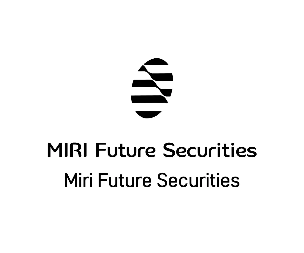 Modern financial company logo