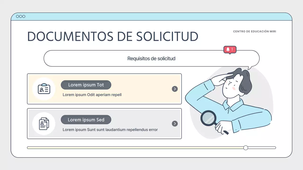 Sencilla guía de formación de creadores en blanco y azul claro