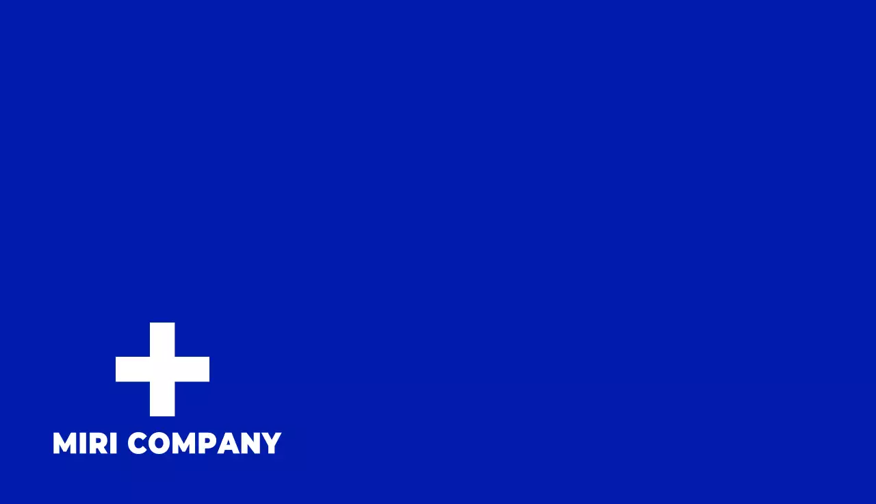 Blue Minimal Business Card