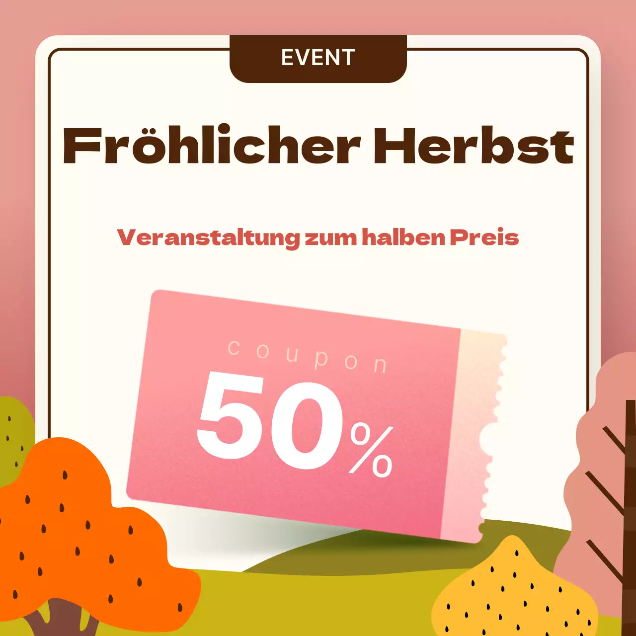 Orange Herbst Promotion