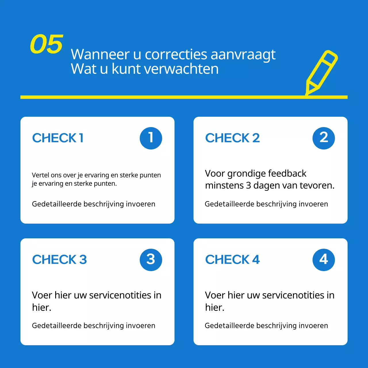 Een eenvoudige lichtblauwe en gele bijles promoten