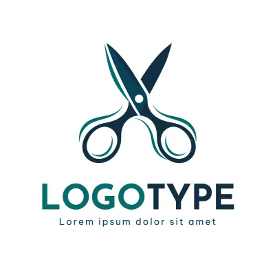 Teal Minimal Design Logo