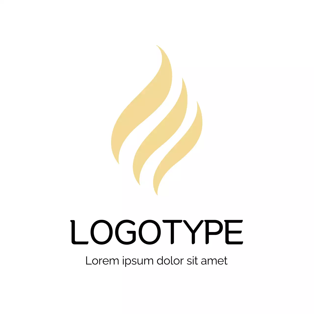 Gold Minimal Design Logo