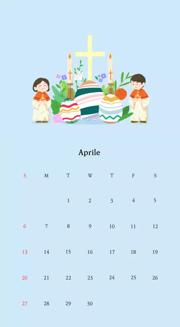 Colori caldiChiese con simpatiche illustrazioni