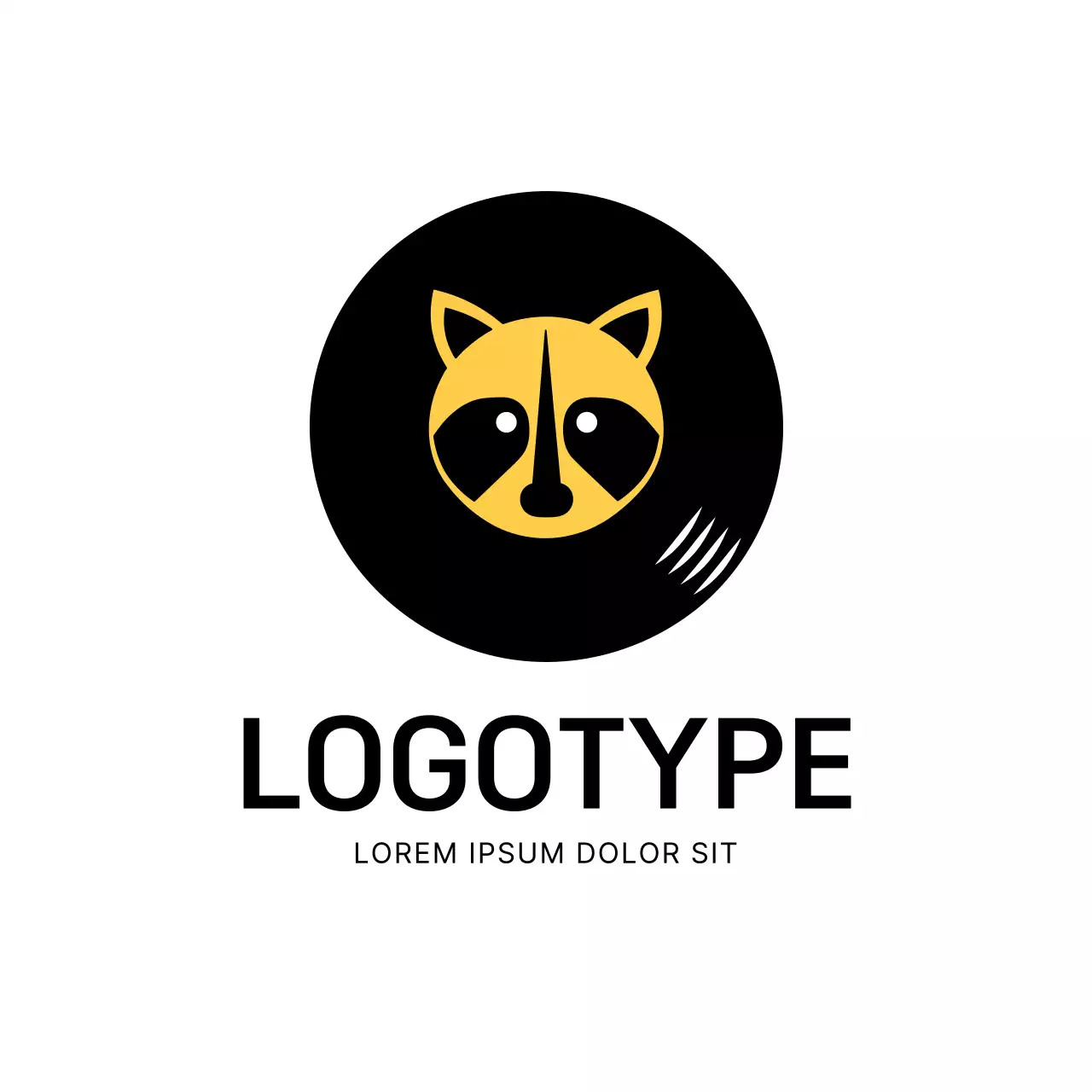 Black Modern Design Logo