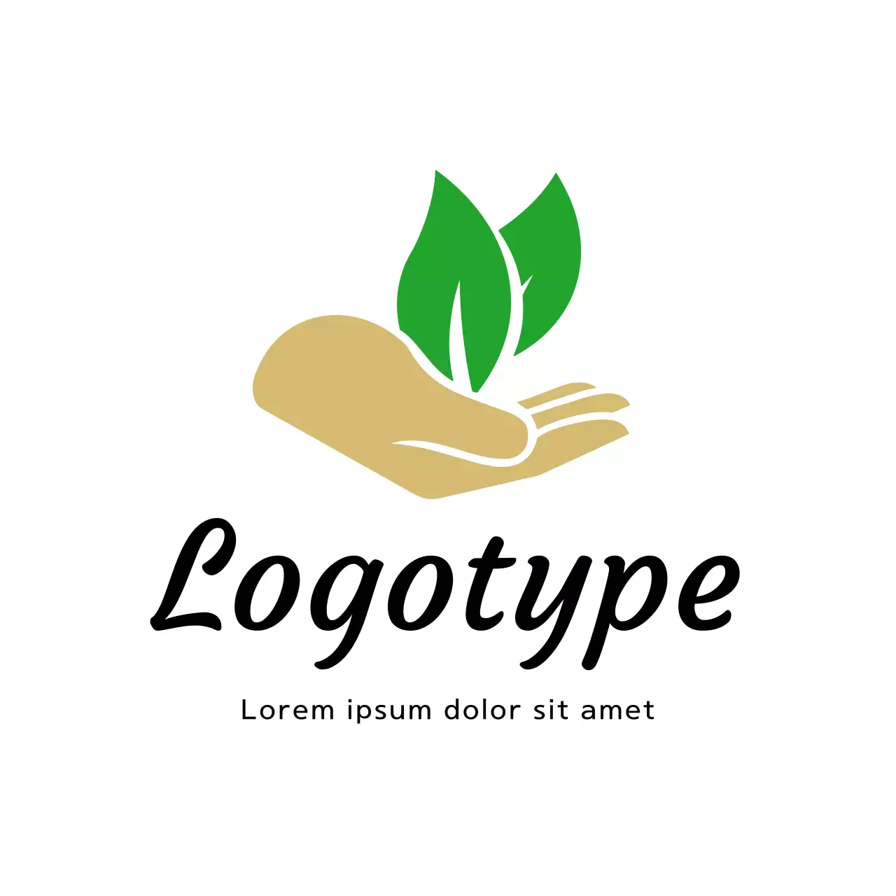 Green Minimal Nature Logo