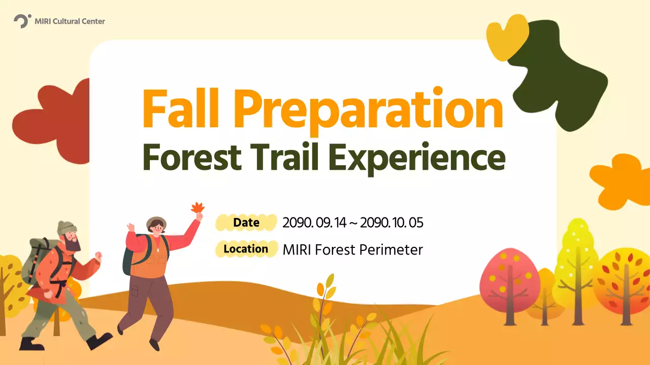 Orange Rustic Hiking Guide Presentation