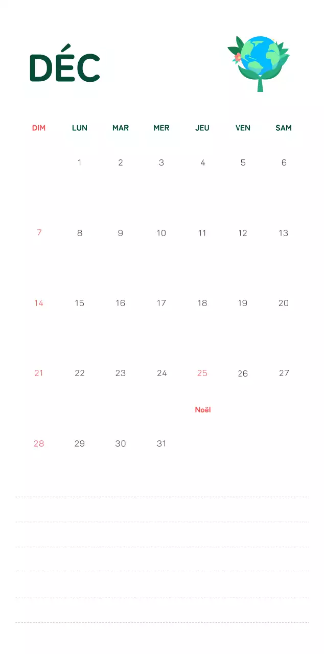 Une fondation sociale qui célèbre les fêtes de fin d'année avec des illustrations colorées de personnes et de la planète.