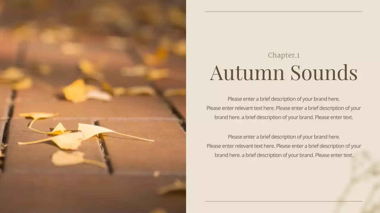 베이지색 소박한 마케팅 프로모션 프레젠테이션