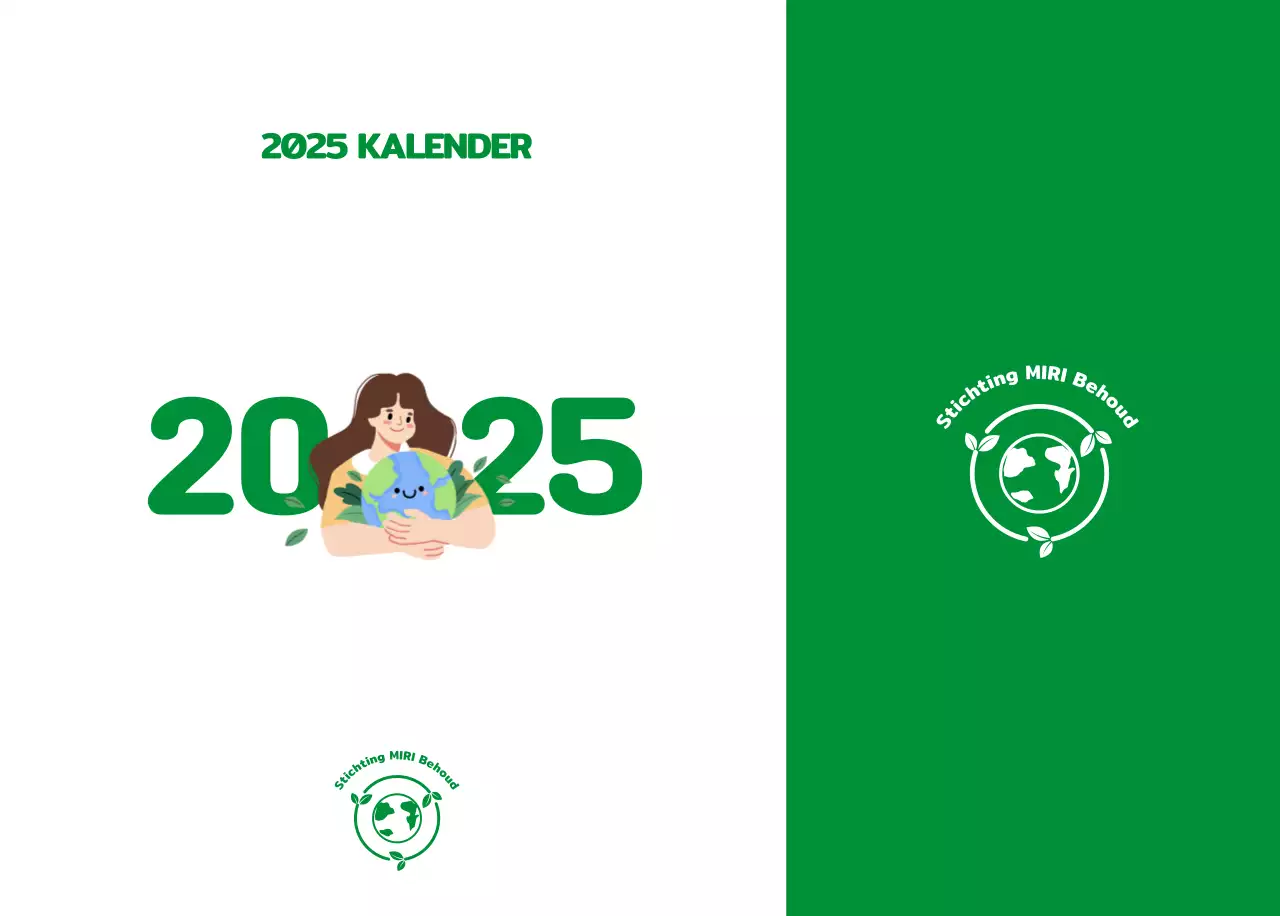 Een sociale stichting die de feestdagen viert met kleurrijke illustraties van mensen en de planeet.