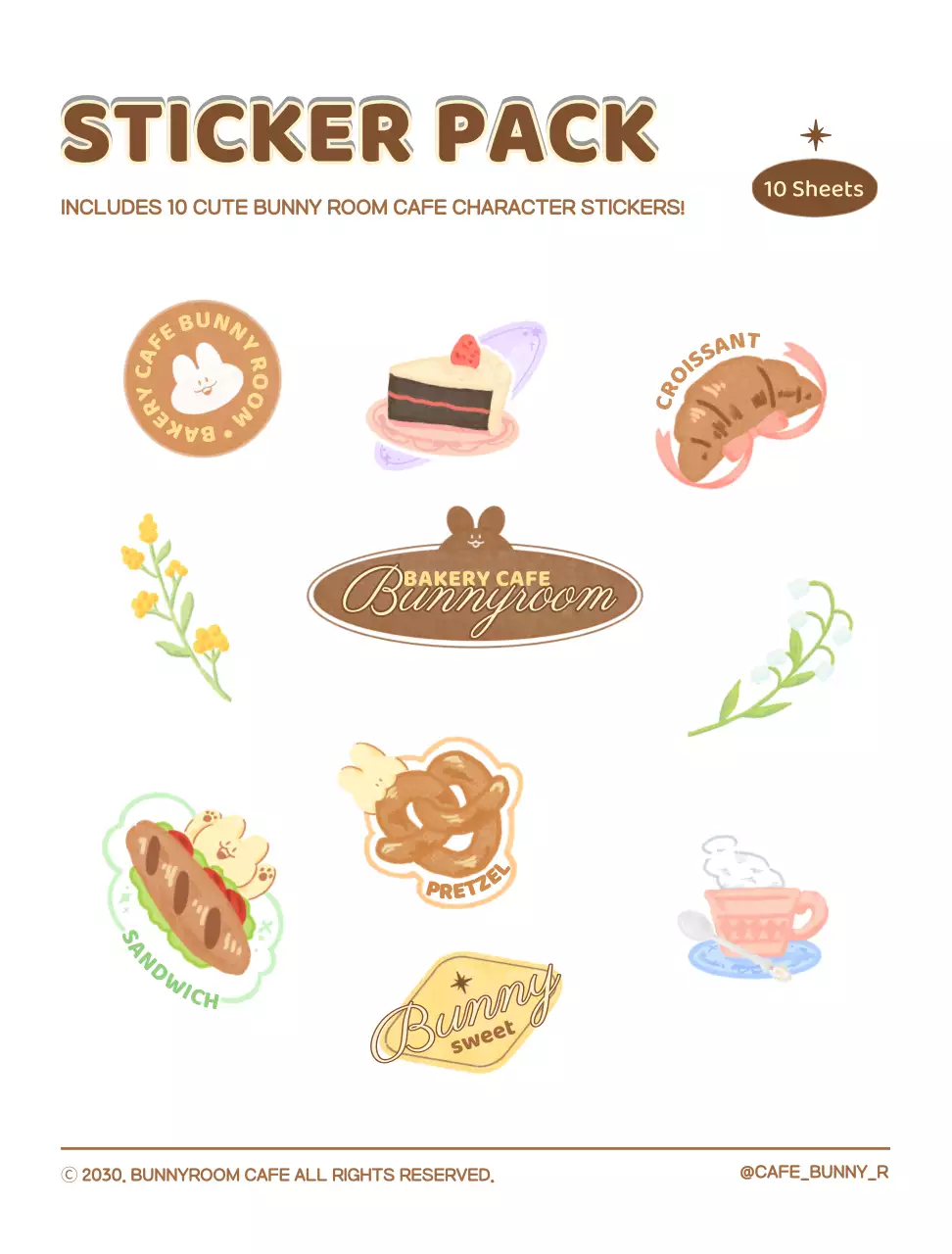 Ilustrasi pensil berwarna lucu ilustrasi paket stiker roti stiker wallpaper