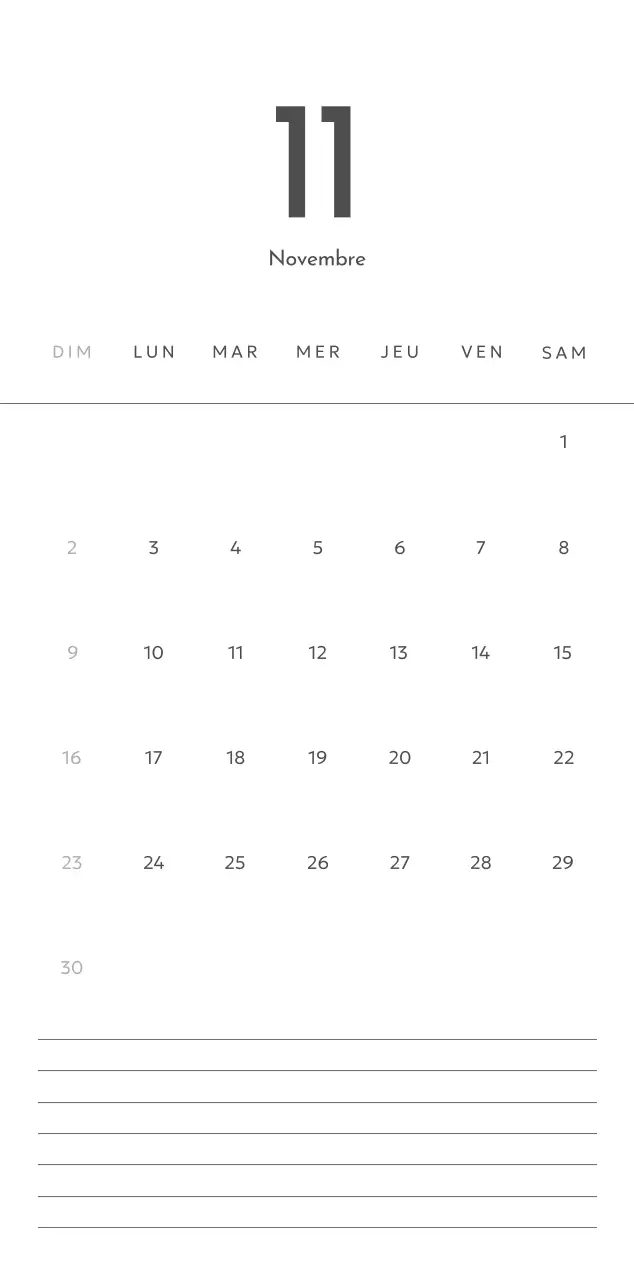 Un calendrier photo à l'allure urbaine et épurée