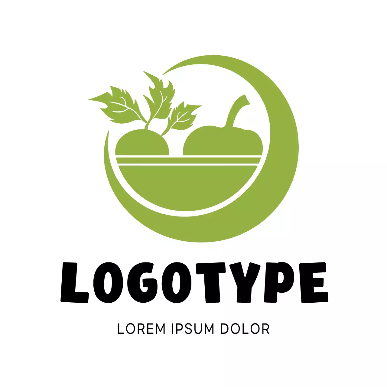 Green Minimal Design Logo