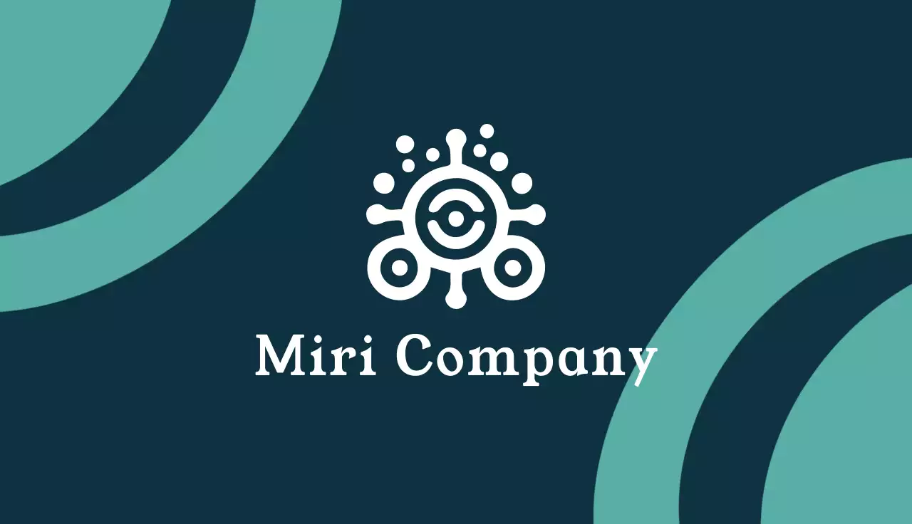 Teal Modern Business Card