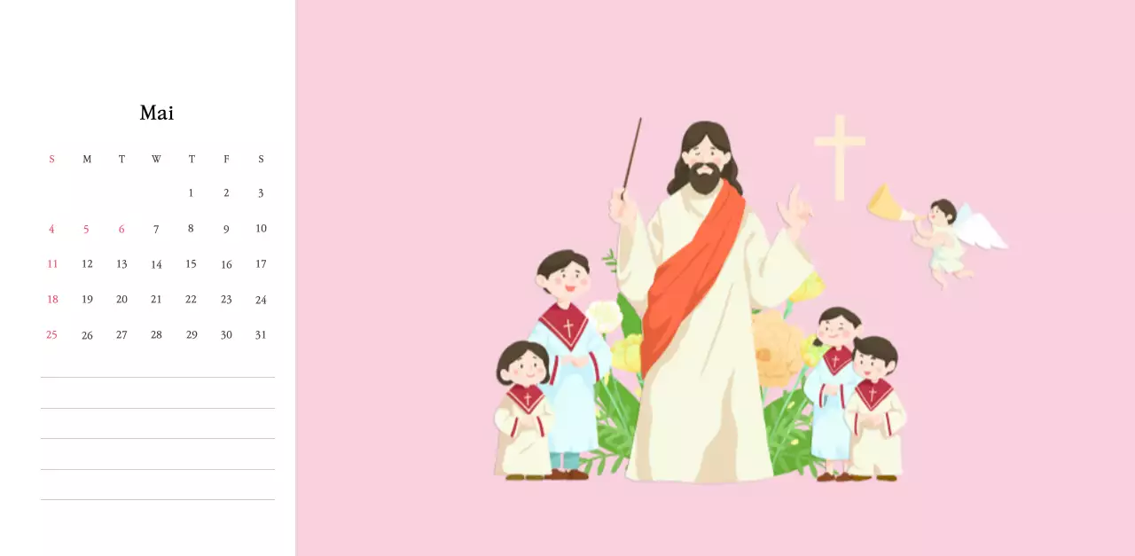 Des églises aux couleurs chaudes et des illustrations mignonnes