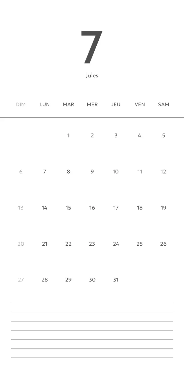 Un calendrier photo à l'allure urbaine et épurée