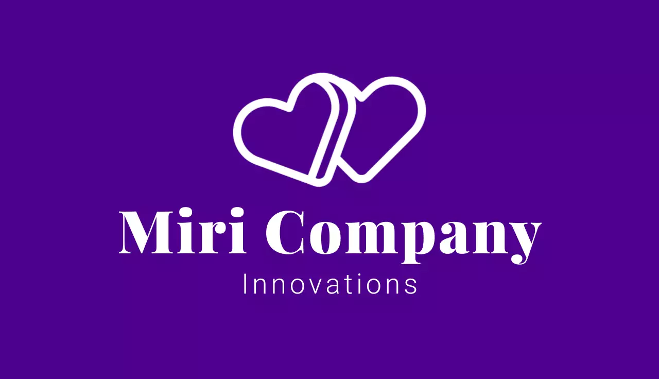 Purple Minimal Business Card