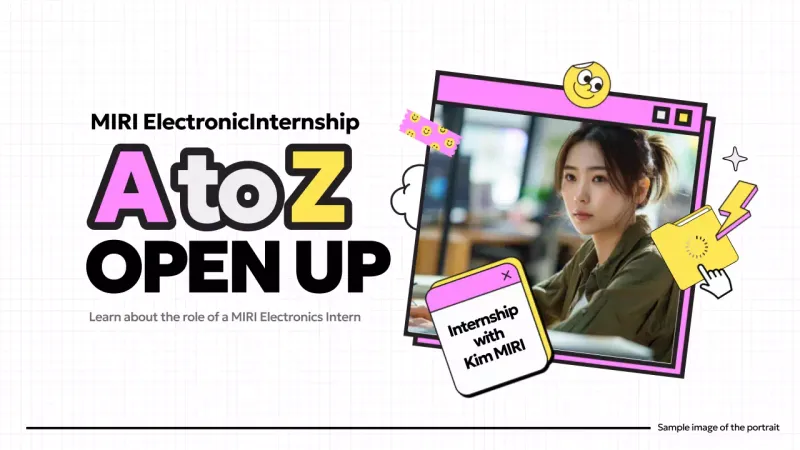 Thumbnail YouTube Promosi Magang Pink Trendy