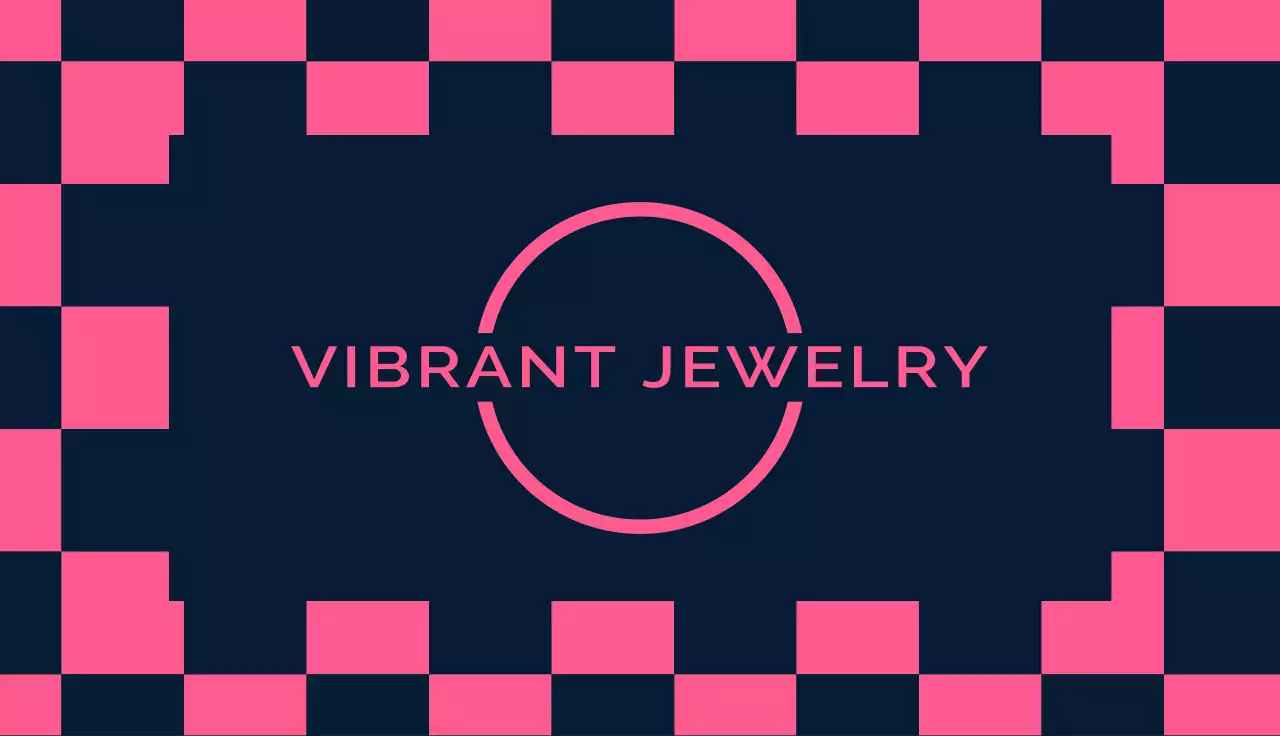 Navy Modern Business Card