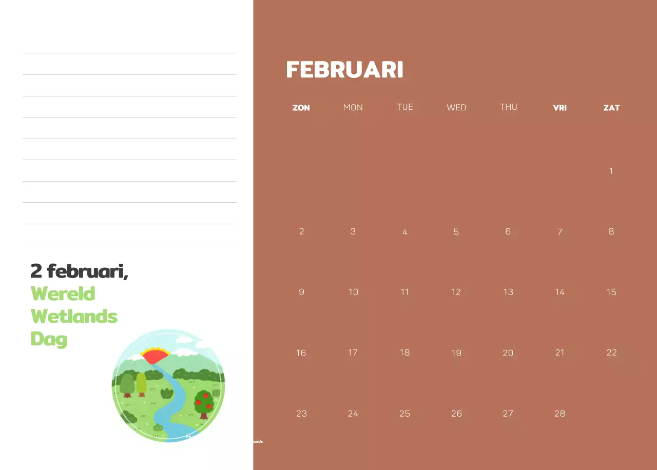 Een sociale stichting die de feestdagen viert met kleurrijke illustraties van mensen en de planeet.