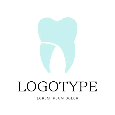 Mint Minimal Dental Logo