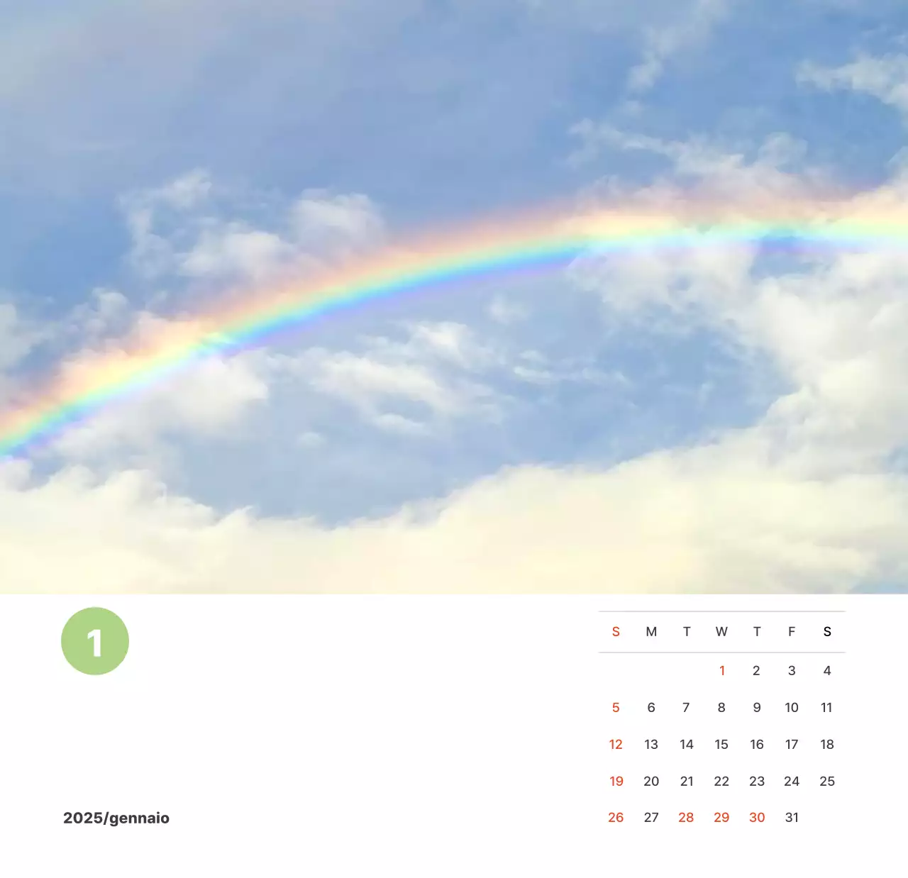 Calda fotografia di paesaggio con colori pastello