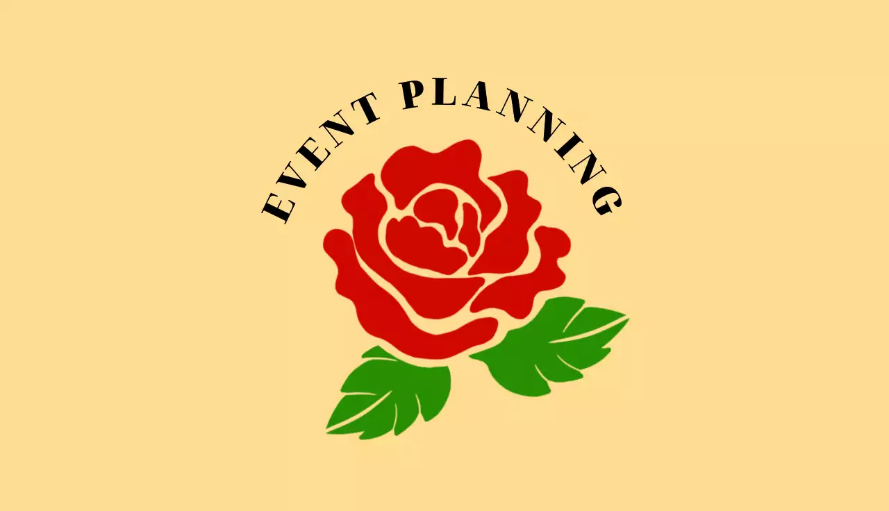 Red Elegant Business Card