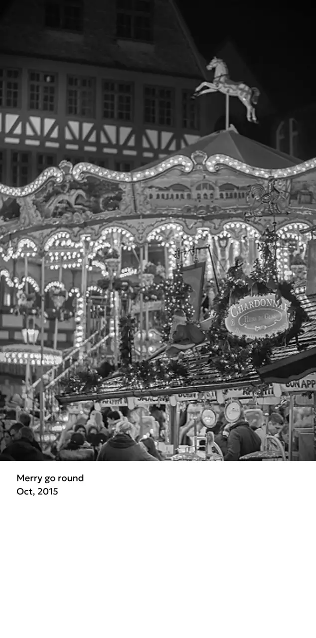 すっきりとした都会的な雰囲気のフォトカレンダー