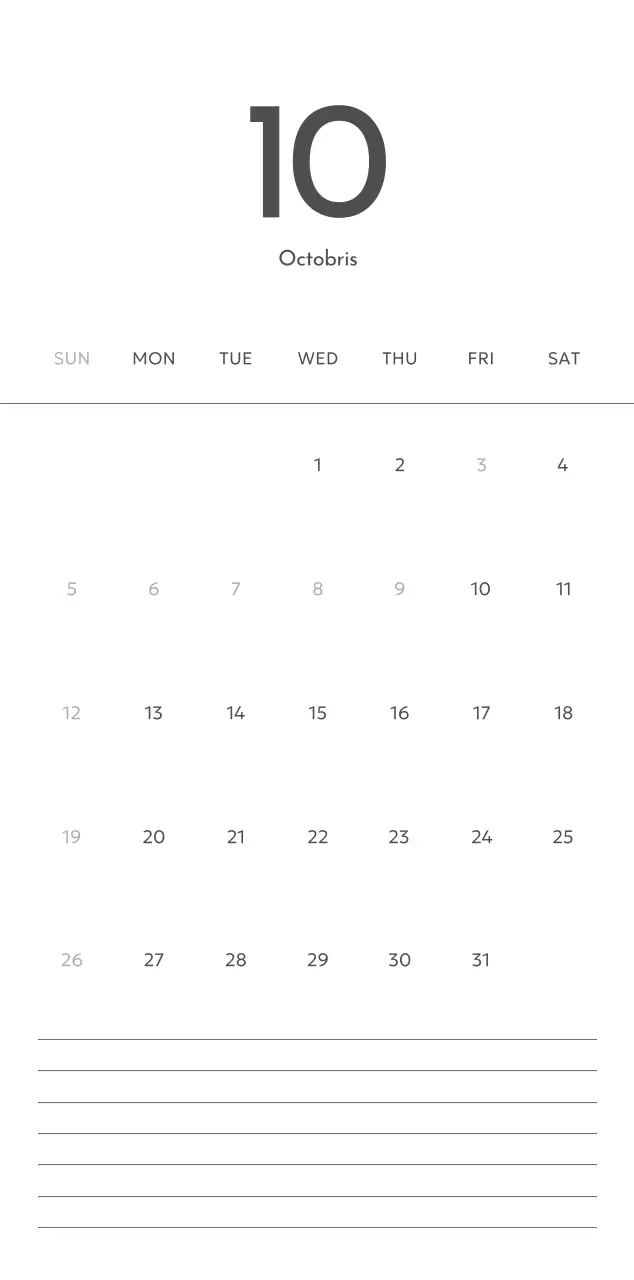 A photo calendar with a clean, urban look