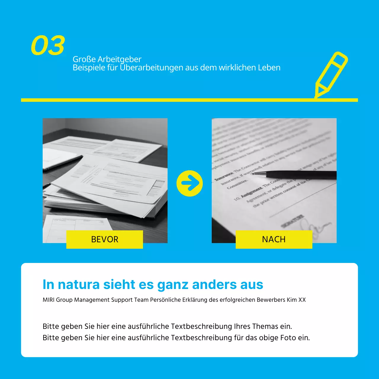 Förderung einer einfachen hellblauen und gelben Nachhilfestunde