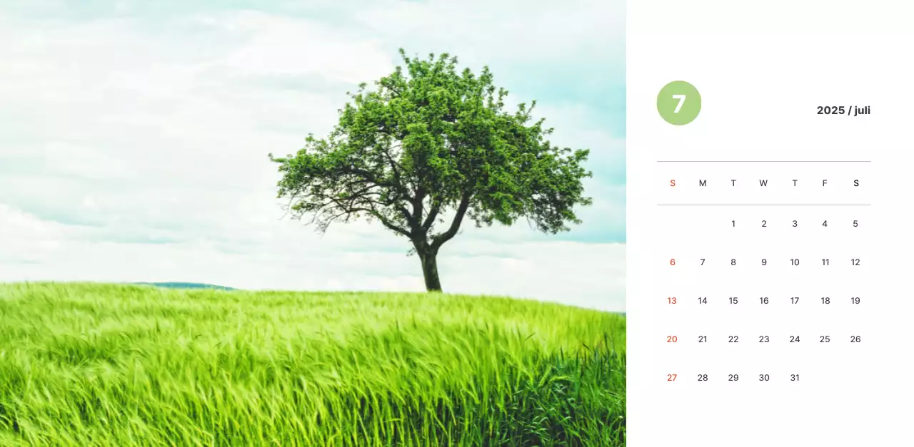 Warme landschapsfotografie in pastelkleuren