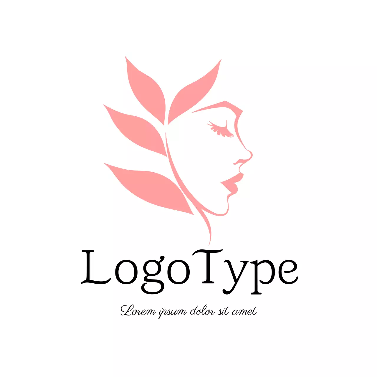 Pink Elegant Design Logo