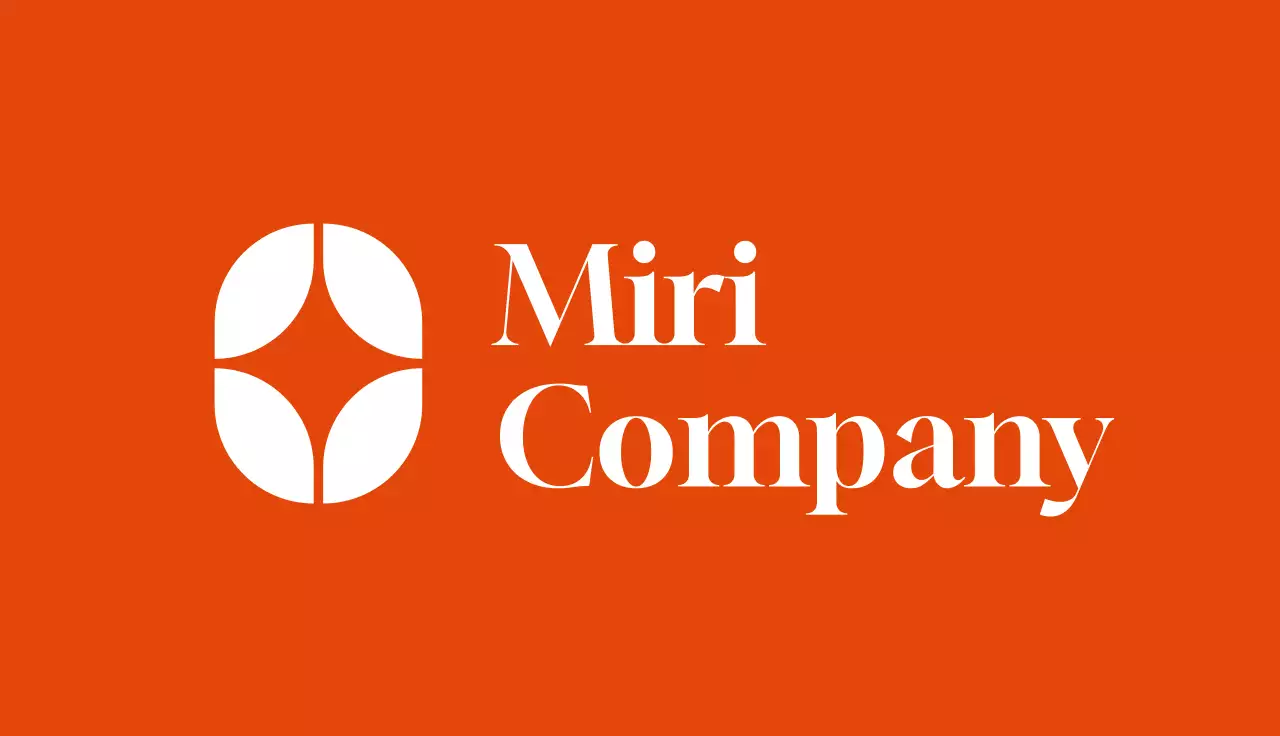 Orange Simple Business Card