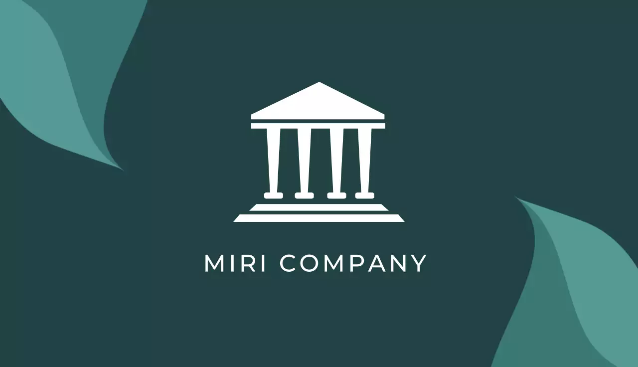 Green Simple Business Card