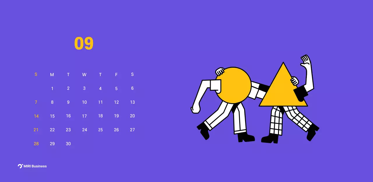 Saubere Linie Illustration auf einem lila Hintergrund