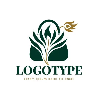 Green Elegant Design Logo