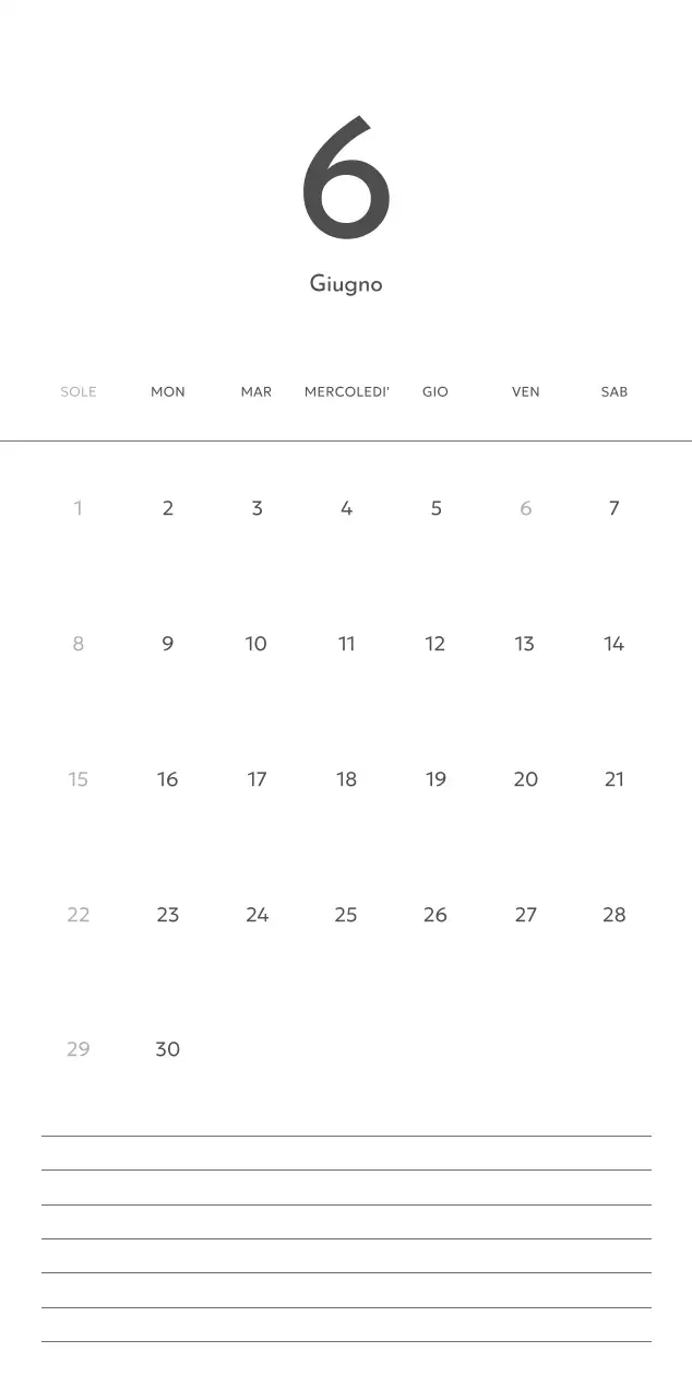 Un calendario fotografico dall'atmosfera pulita e urbana