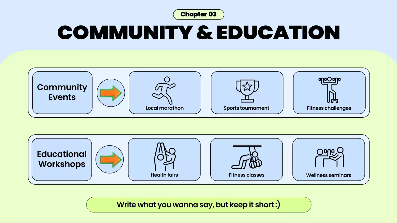 Blue Trendy Workout Guideline Presentation