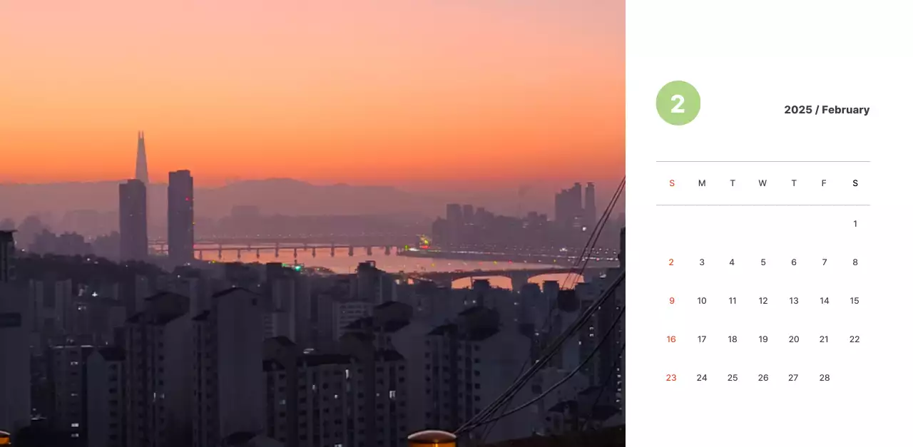 パステルカラーの温かみのある風景写真