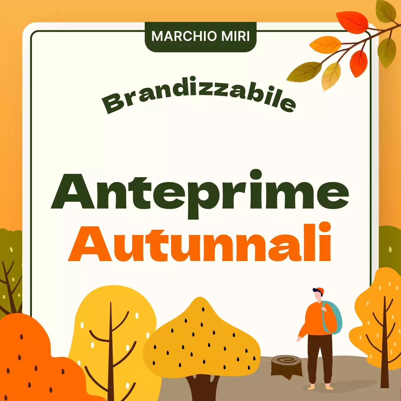Promozione Autunno Arancione