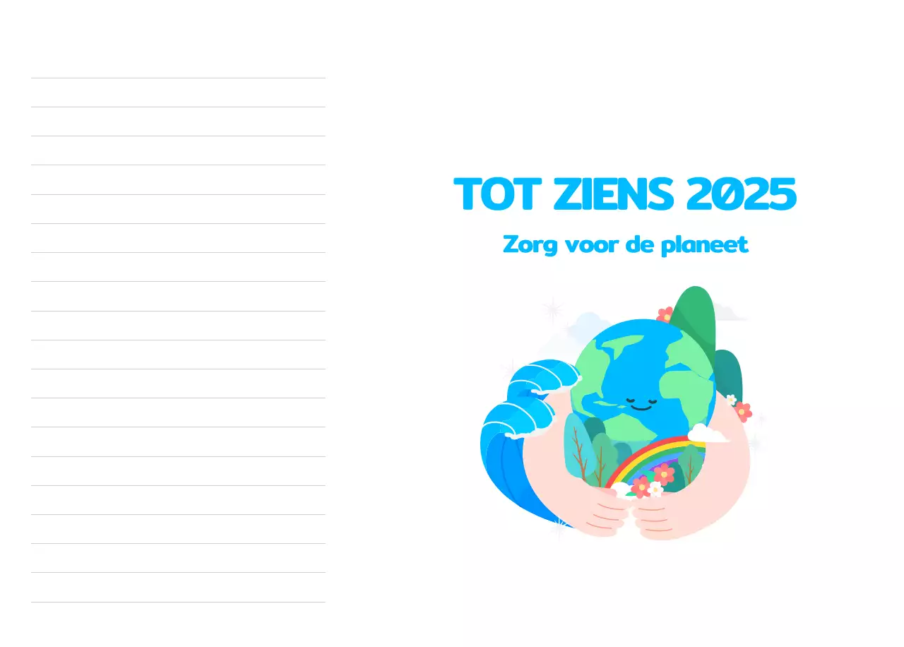 Een sociale stichting die de feestdagen viert met kleurrijke illustraties van mensen en de planeet.