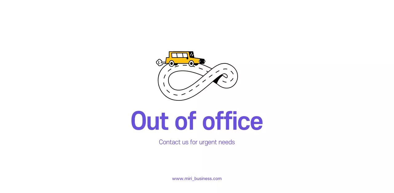 Clean line illustration on a purple background