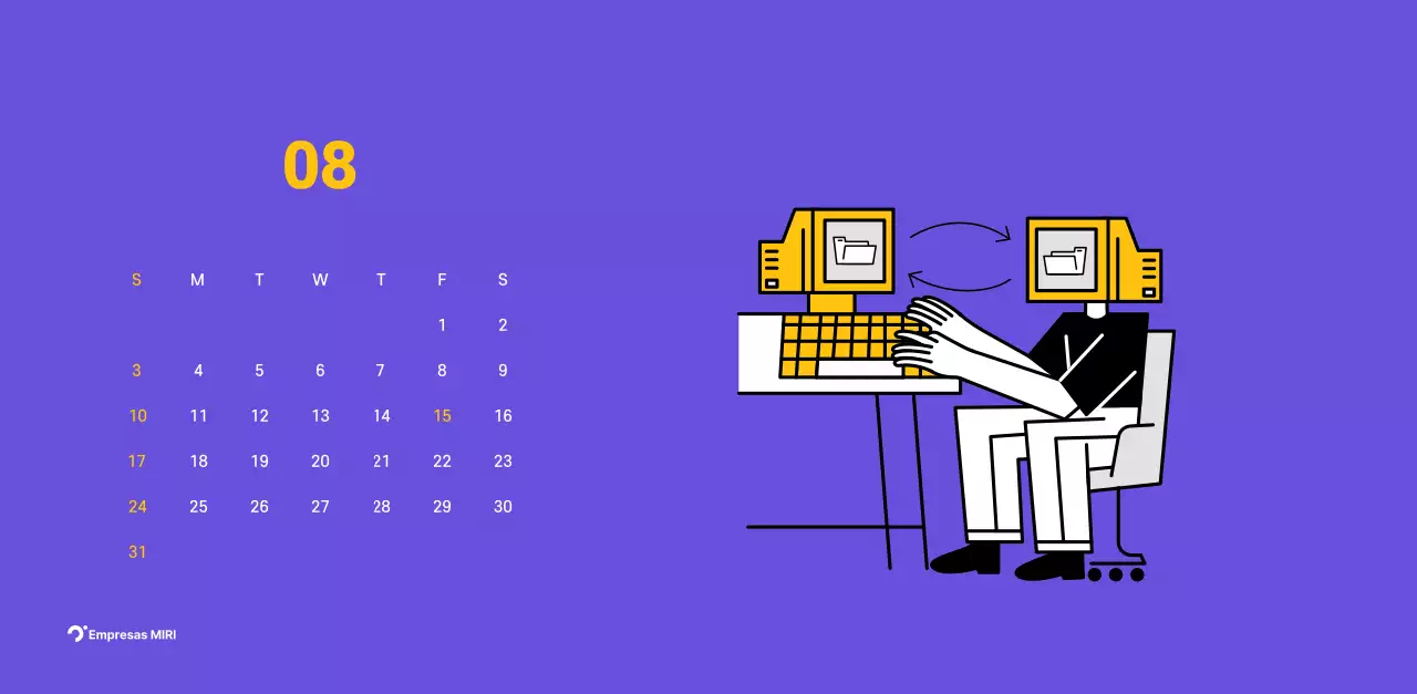 Ilustración de líneas limpias sobre fondo morado