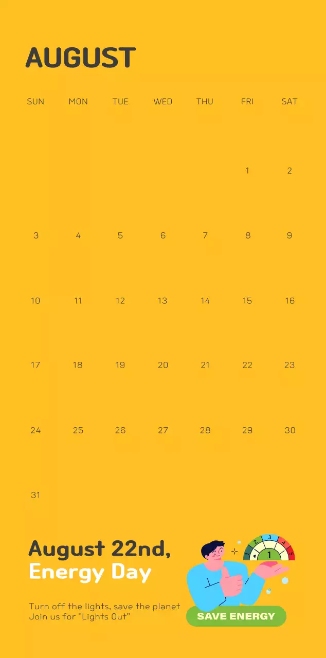 A colorful holiday celebration with illustrations of conservationists and the planet.