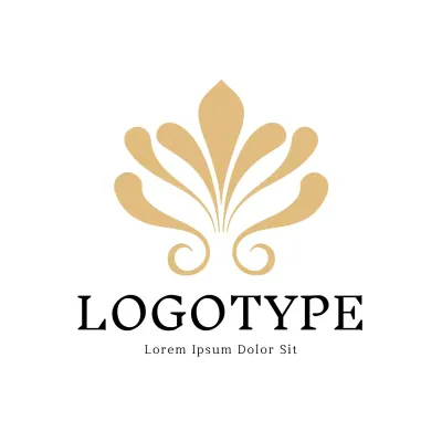 Beige Elegant Design Logo