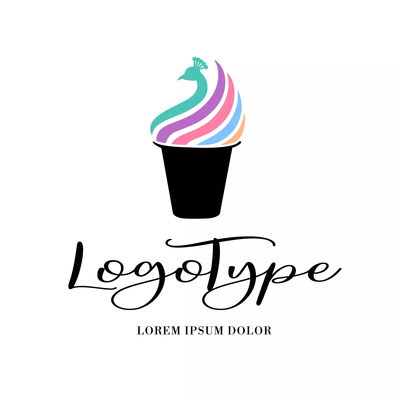 Colorful Modern Design Logo