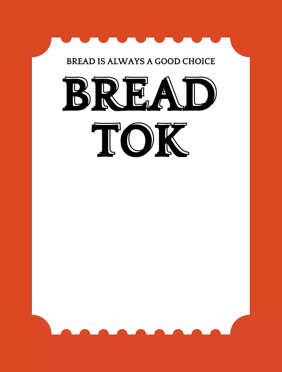 ベーカリーチケット型グッズ スマートトークグッズ